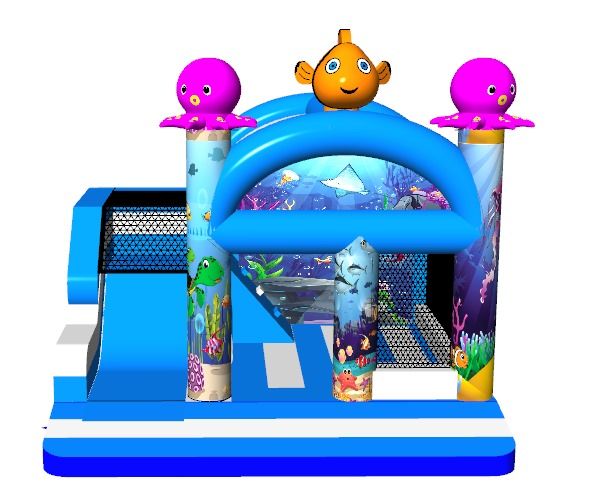 ViPa Bouncer Standard with Slide Sea